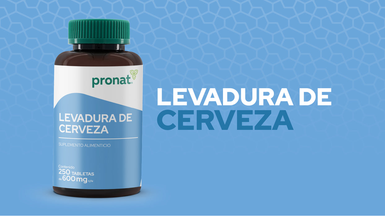 Levadura de Cerveza 250 tabletas - Pronat