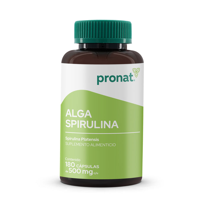 Alga Spirulina 180 cápsulas - Pronat