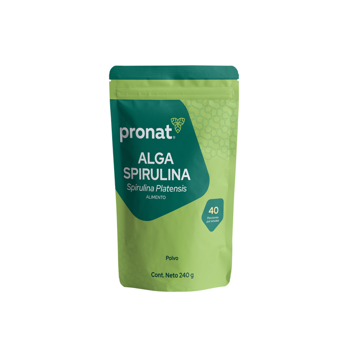 Alga Spirulina bolsa 240g Pronat