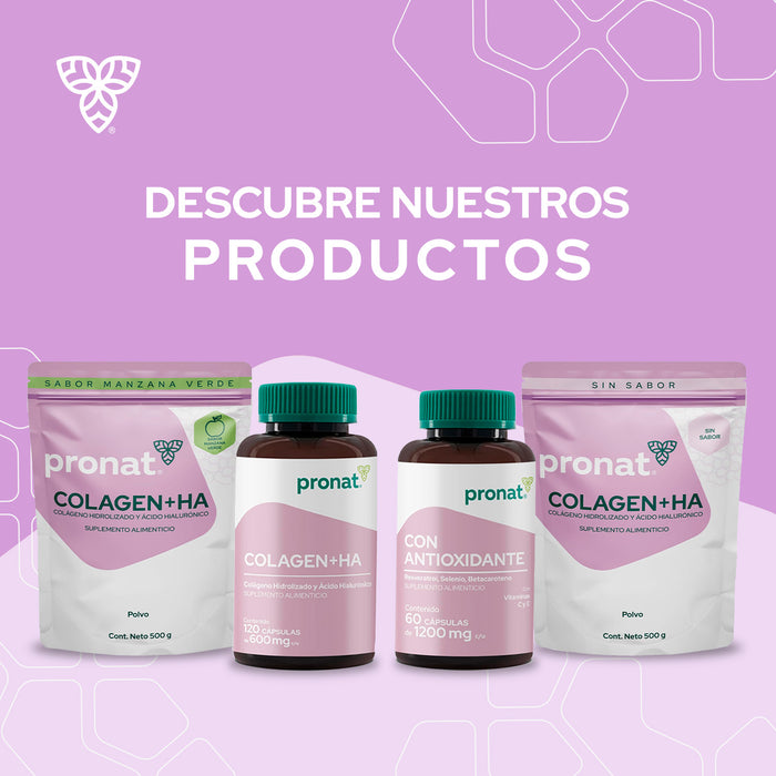 Colagen+HA 120 cápsulas - Pronat