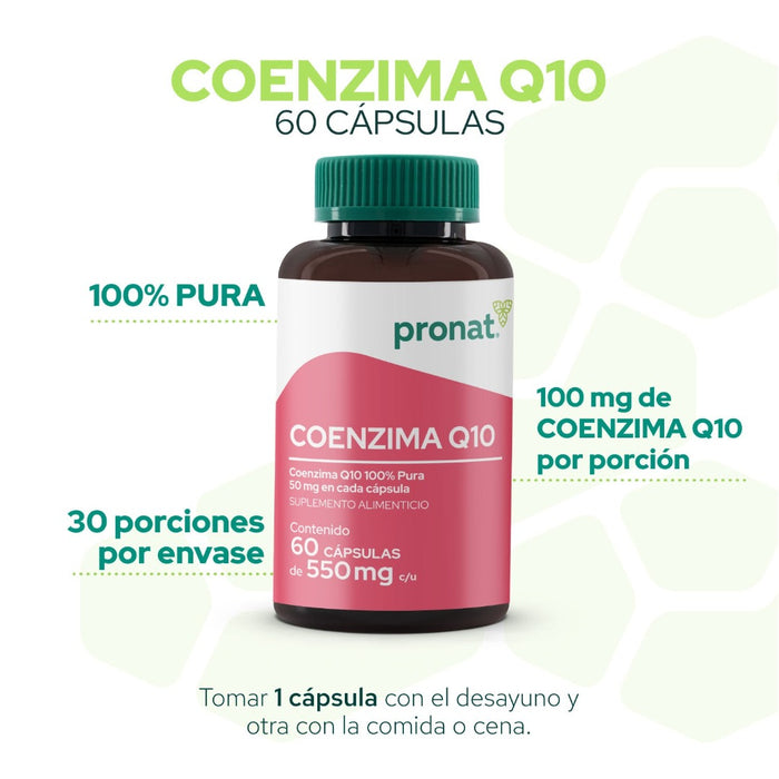 Coenzima Q10 (60 Cáps | 50 mg) - Pronat