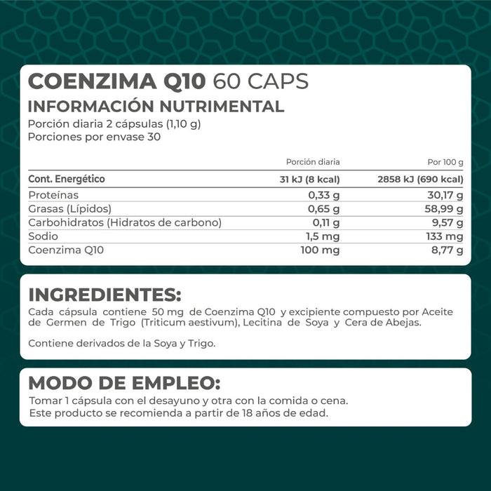 Coenzima Q10 (60 Cáps | 50 mg) - Pronat