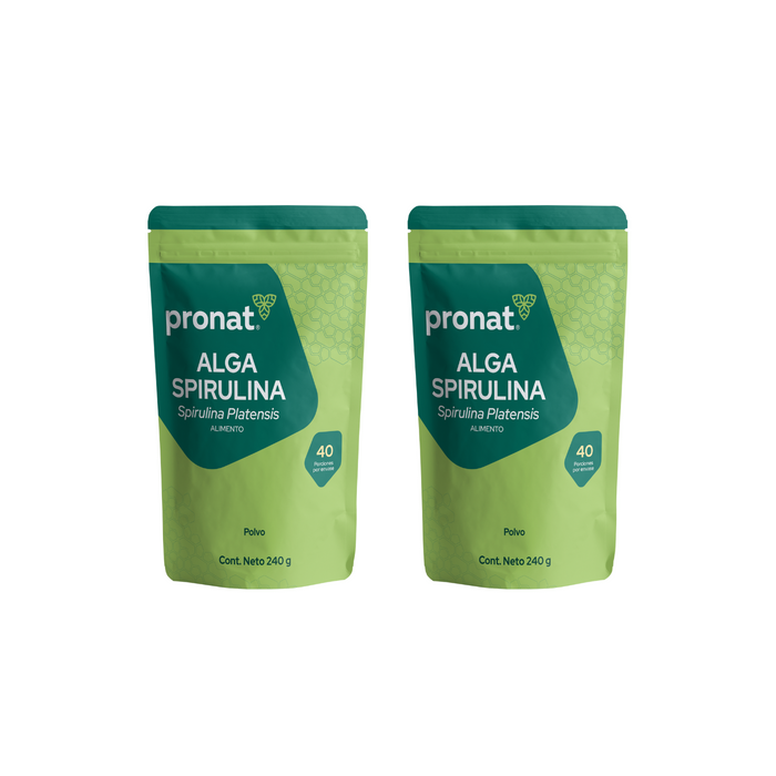 KIT 2 PIEZAS - Alga Spirulina bolsa 240g