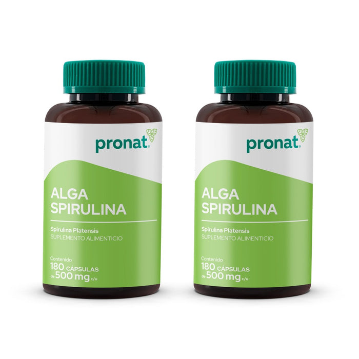 KIT 2 PIEZAS - Alga spirulina 180 caps