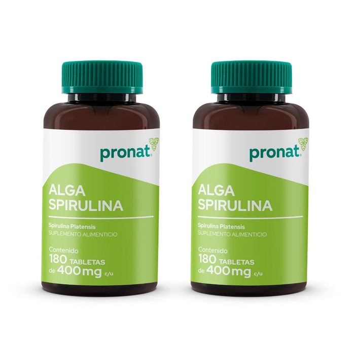 KIT 2 PIEZAS - Alga Spirulina 180 tabls.