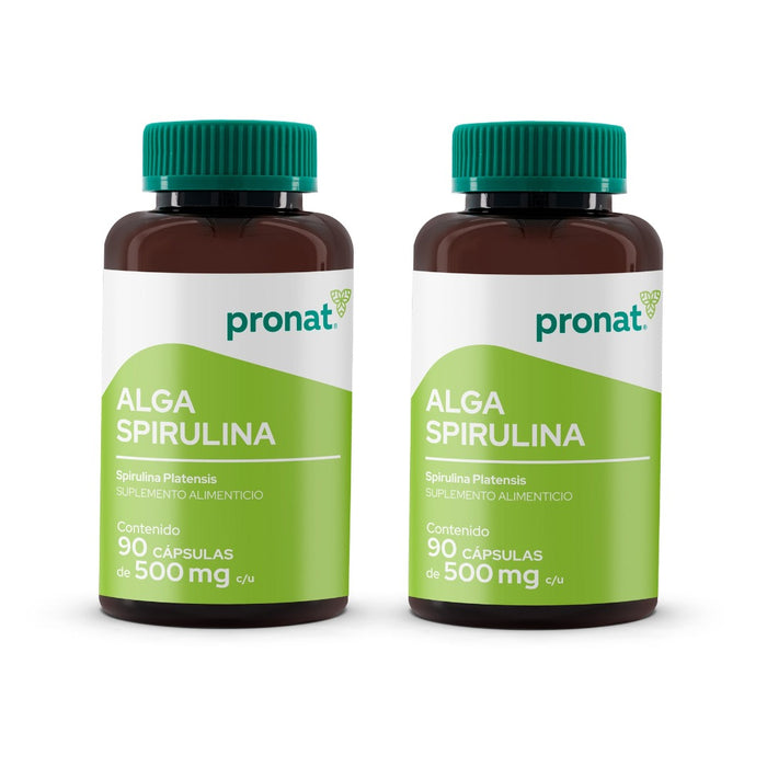 KIT 2 PIEZAS - Alga spirulina 90 Cáps