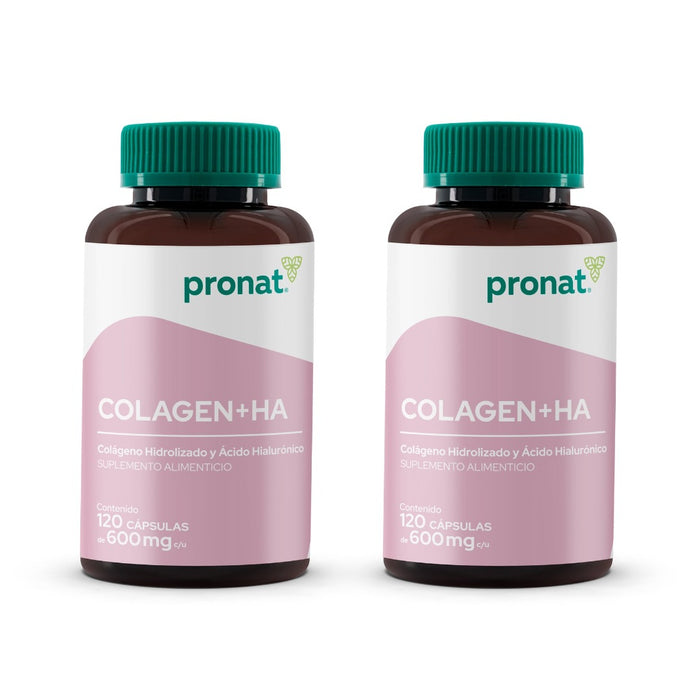 KIT 2 PIEZAS - Colagen+Ha 120 cápsulas (Colágeno y Ácido Hialurónico)