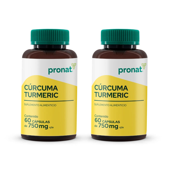 KIT 2 PIEZAS - Cúrcuma Turmeric 60 caps