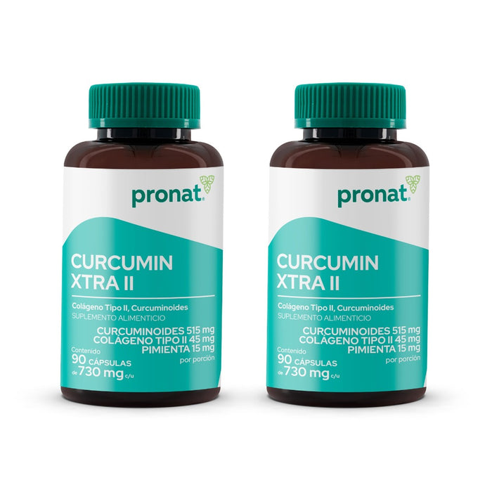 KIT 2 PIEZAS - Curcumin Xtra ll (Colágeno tipo II, Curcuminides, Pimienta)