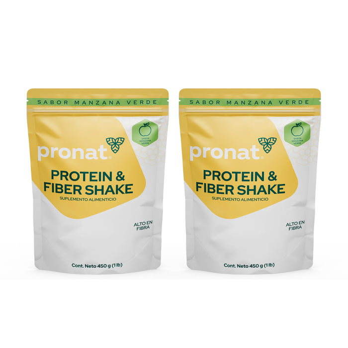 KIT 2 PIEZAS - Protein & Fiber manzana verde 450g