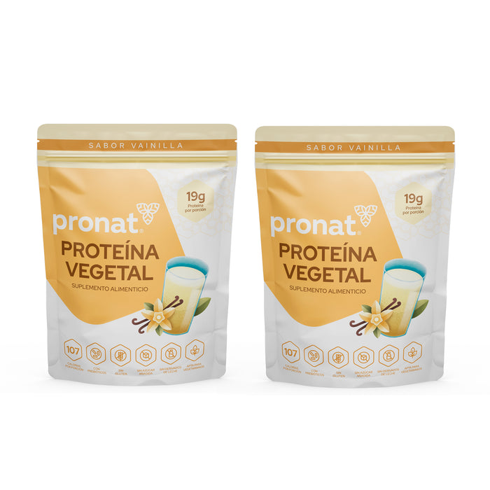 KIT 2 PIEZAS - Proteína Vegetal vainilla 400g