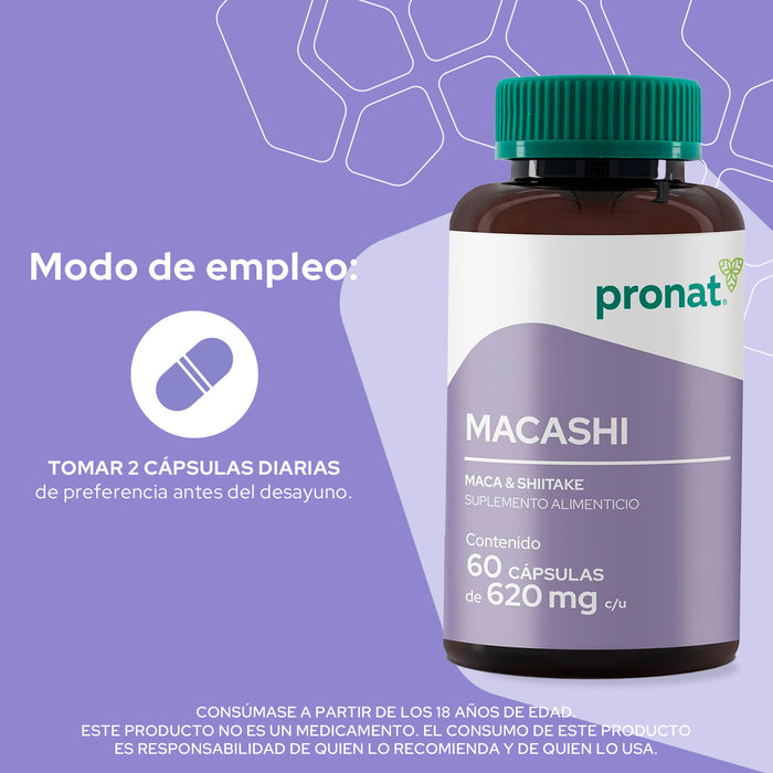 Macashi 60 cápsulas - Pronat