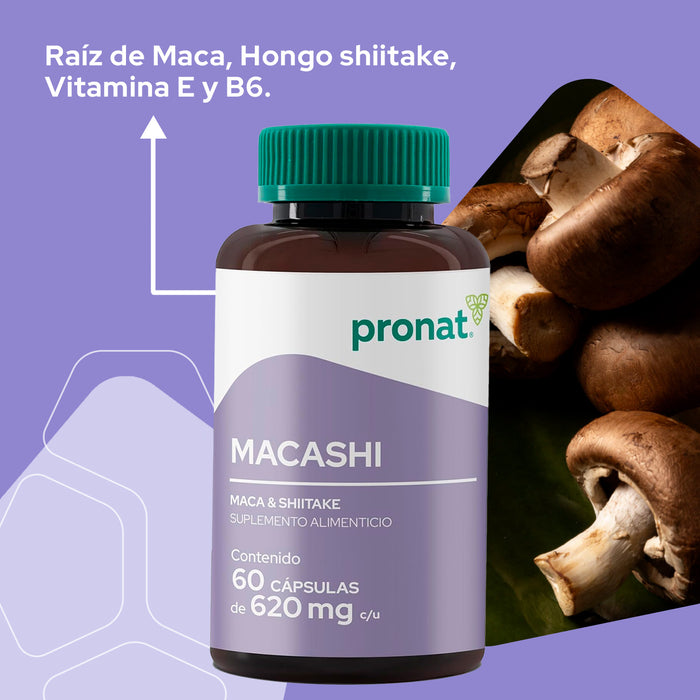 Macashi 60 cápsulas - Pronat