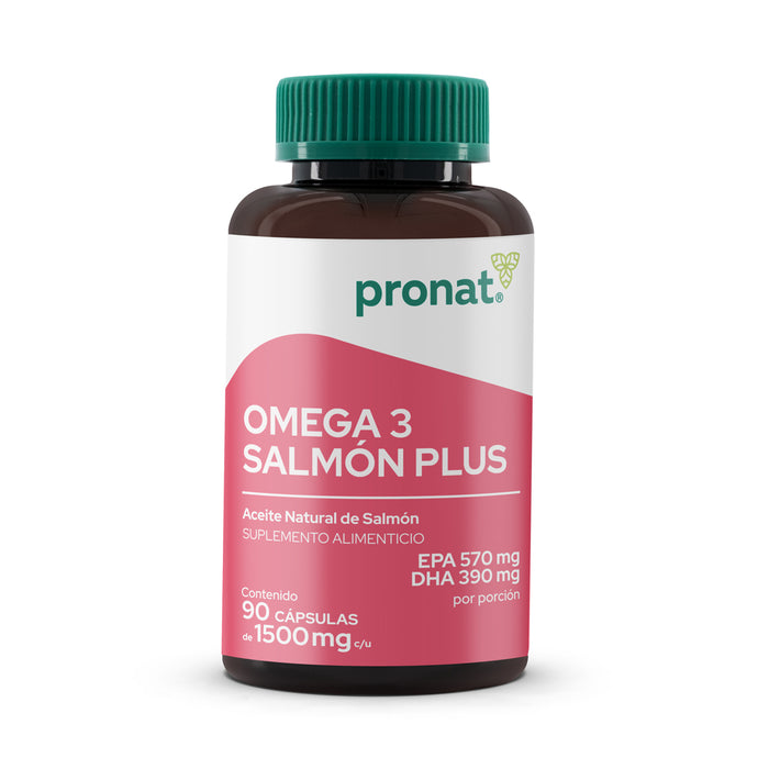 Salmón Plus (Omega 3) 90 cápsulas - Pronat