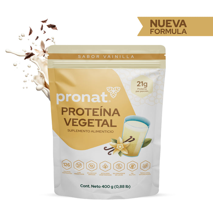 Proteína Vegetal Vainilla 400g - Pronat