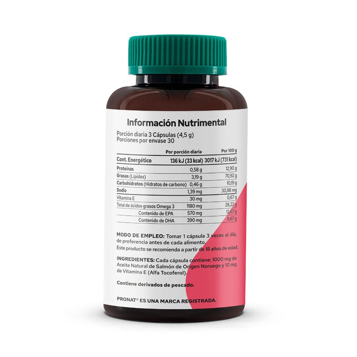 Salmón Plus (Omega 3) 90 cápsulas - Pronat