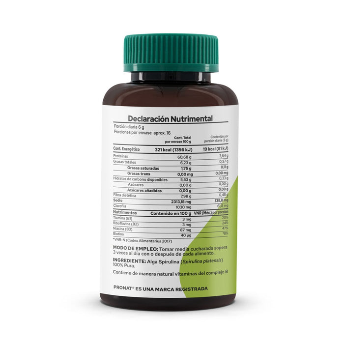 Alga Spirulina 100g - Pronat