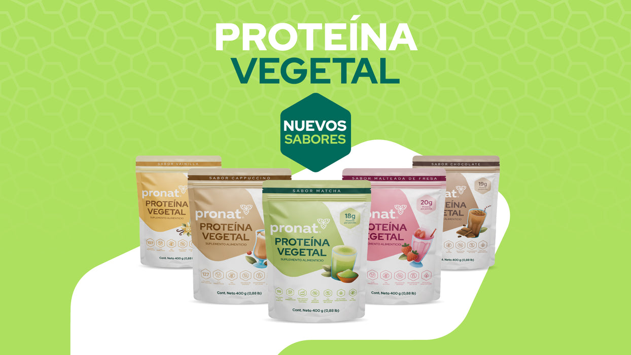 Proteína Vegetal sabor Matcha 400g - Pronat