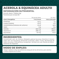 Acerola y Equinácea 60 tabletas - Pronat