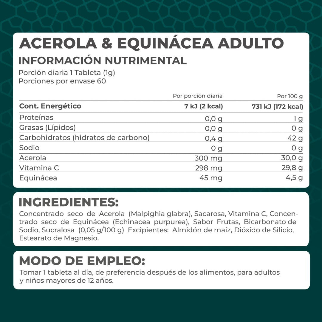KIT 2 PIEZAS - Acerola y Equinácea 120 tabs