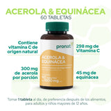 Acerola y Equinácea 60 tabletas - Pronat