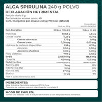 KIT 2 PIEZAS - Alga Spirulina bolsa 240g