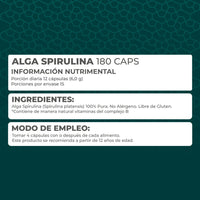 KIT 2 PIEZAS - Alga spirulina 180 caps