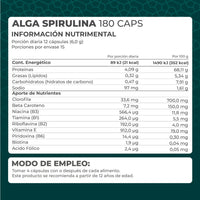 KIT 3 PIEZAS - Alga Spirulina 180 caps