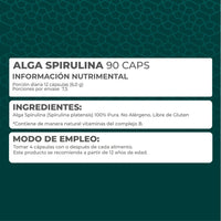 KIT 2 PIEZAS - Alga spirulina 90 Cáps