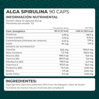 Alga Spirulina 90 cápsulas - Pronat