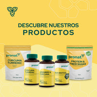 Jengibre y Cúrcuma 60 cápsulas  - Pronat