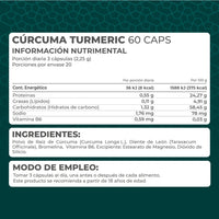 KIT 2 PIEZAS - Cúrcuma Turmeric 60 caps