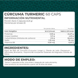 Cúrcuma Turmeric 60 caps - Pronat