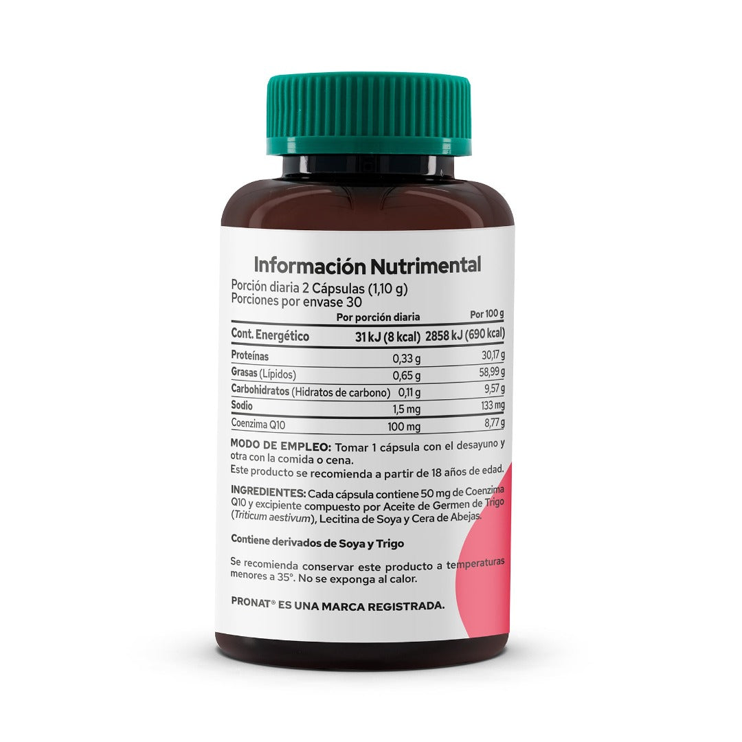 Coenzima Q10 (60 Cáps | 50 mg) - Pronat