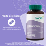 Cranberry 60 cápsulas. - Pronat