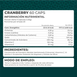 Cranberry 60 cápsulas. - Pronat