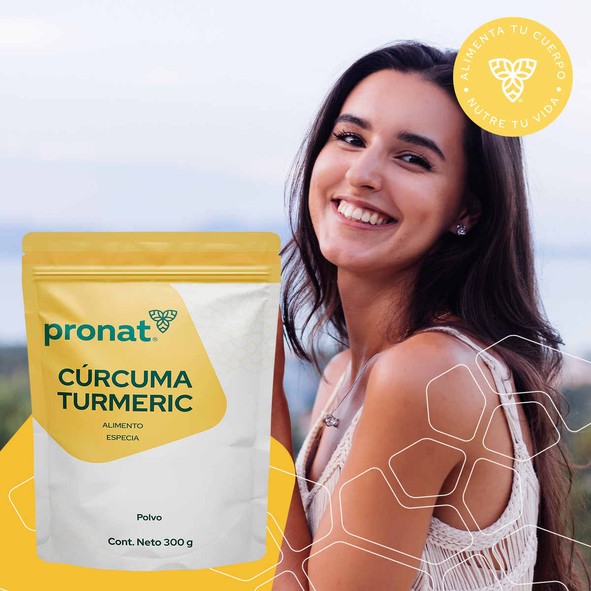Cúrcuma Turmeric Polvo 300g - Pronat