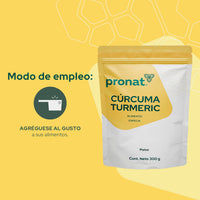 Cúrcuma Turmeric Polvo 300g - Pronat