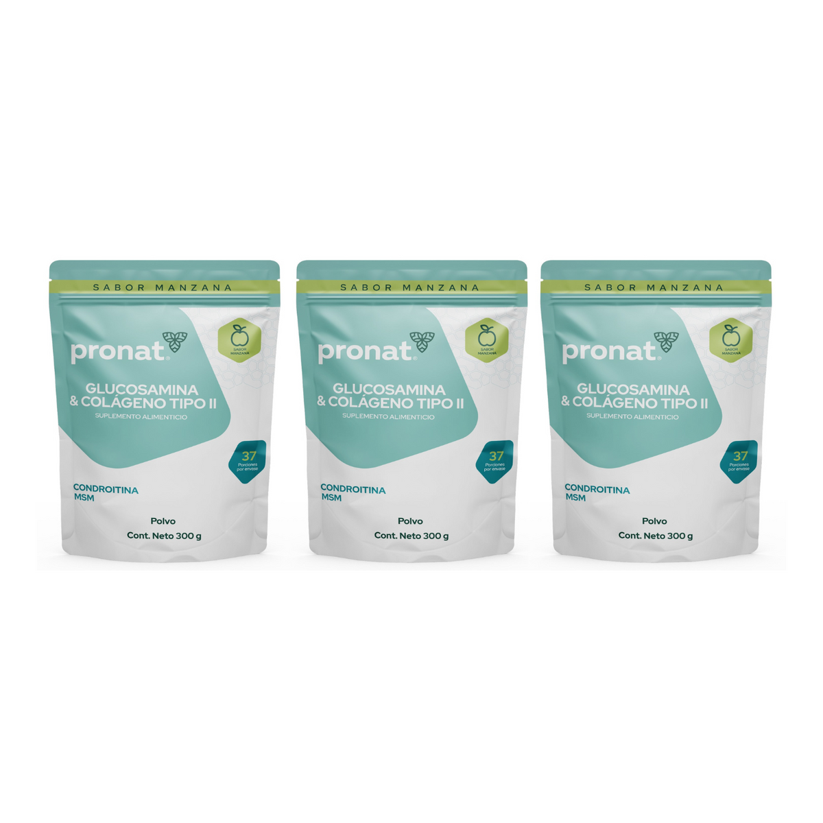 KIT 3 PIEZAS - Glucosamina & Colágeno Tipo II