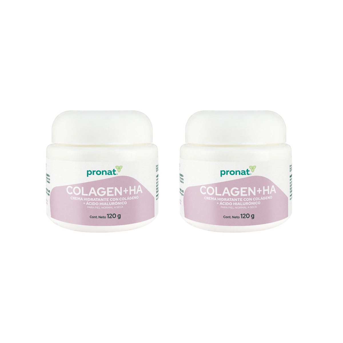 KIT 2 PIEZAS - Crema Hidratante Colágeno + HA 120 g.