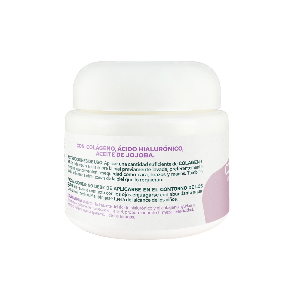 Crema Hidratante Colágeno + HA 120 g.