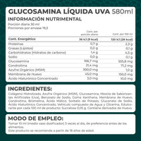 KIT 2 PIEZAS- Glucosamina Líquida uva 580 ml.