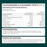 Kit 2 piezas Glucosamina & Colágeno Tipo II Sin sabor polvo 300g