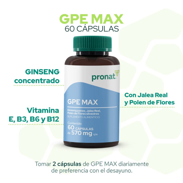 GPE Max 60 cápsulas - Pronat