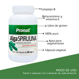 KIT 3 PIEZAS - Alga Spirulina 180 caps