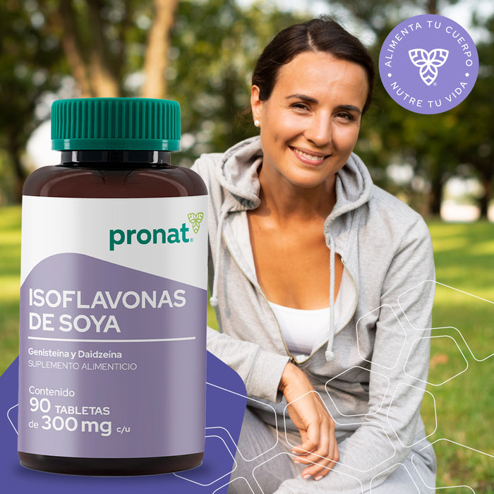 Isoflavonas de Soya 90 tabletas - Pronat