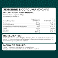 KIT 2 PIEZAS - Jengibre y Cúrcuma 60 caps