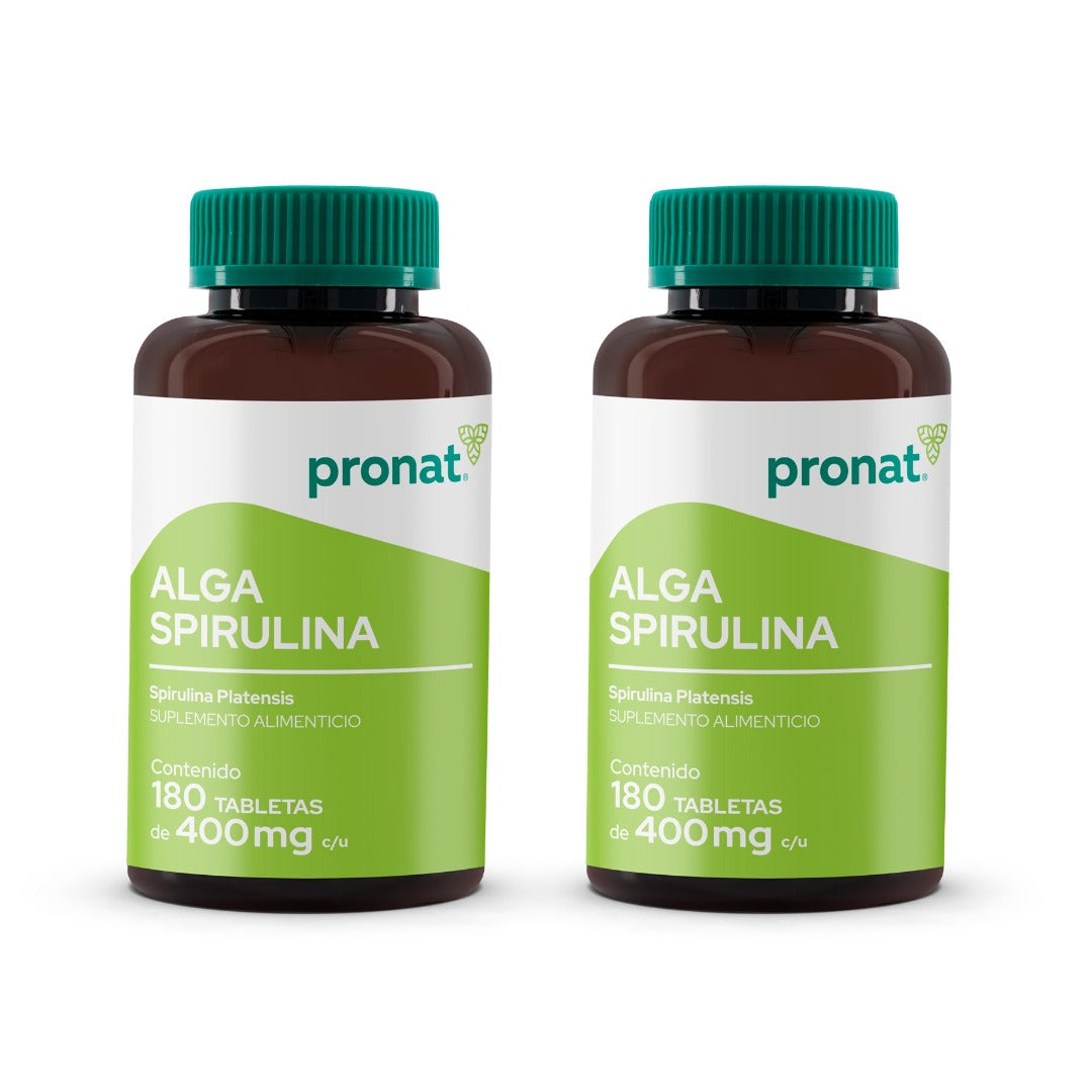 KIT 2 PIEZAS - Alga Spirulina 180 tabls.