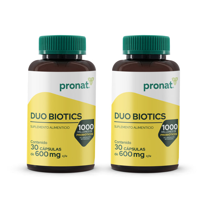 KIT DE 2 PIEZAS - Probióticos Duo Biotics (30 Caps)
