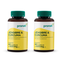 KIT 2 PIEZAS - Jengibre y Cúrcuma 60 caps